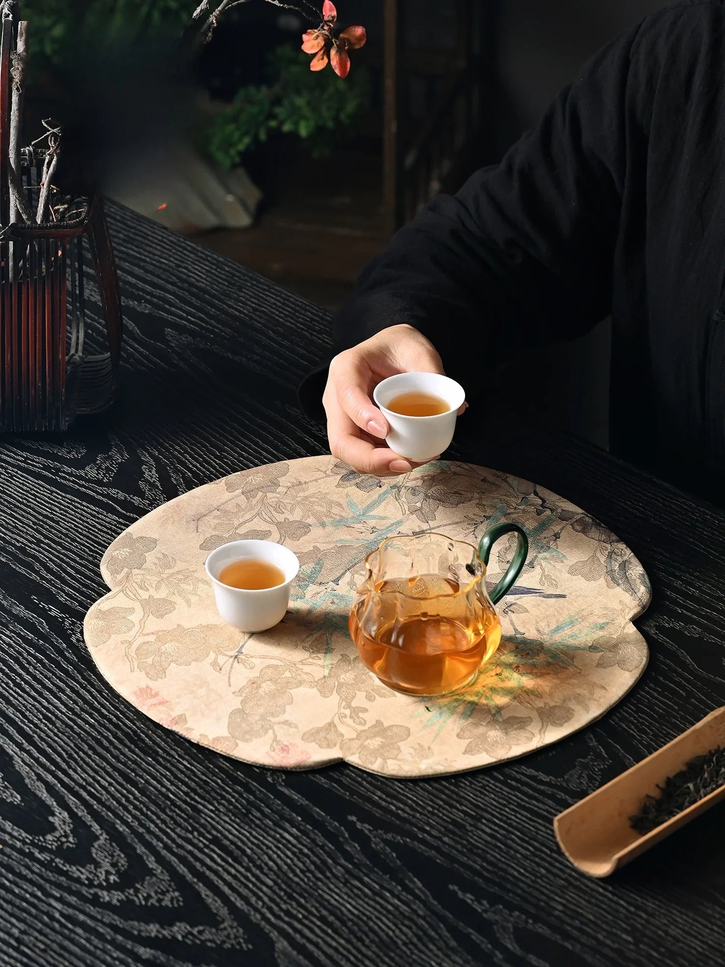 Silk Tea Mat — Cloud Form
