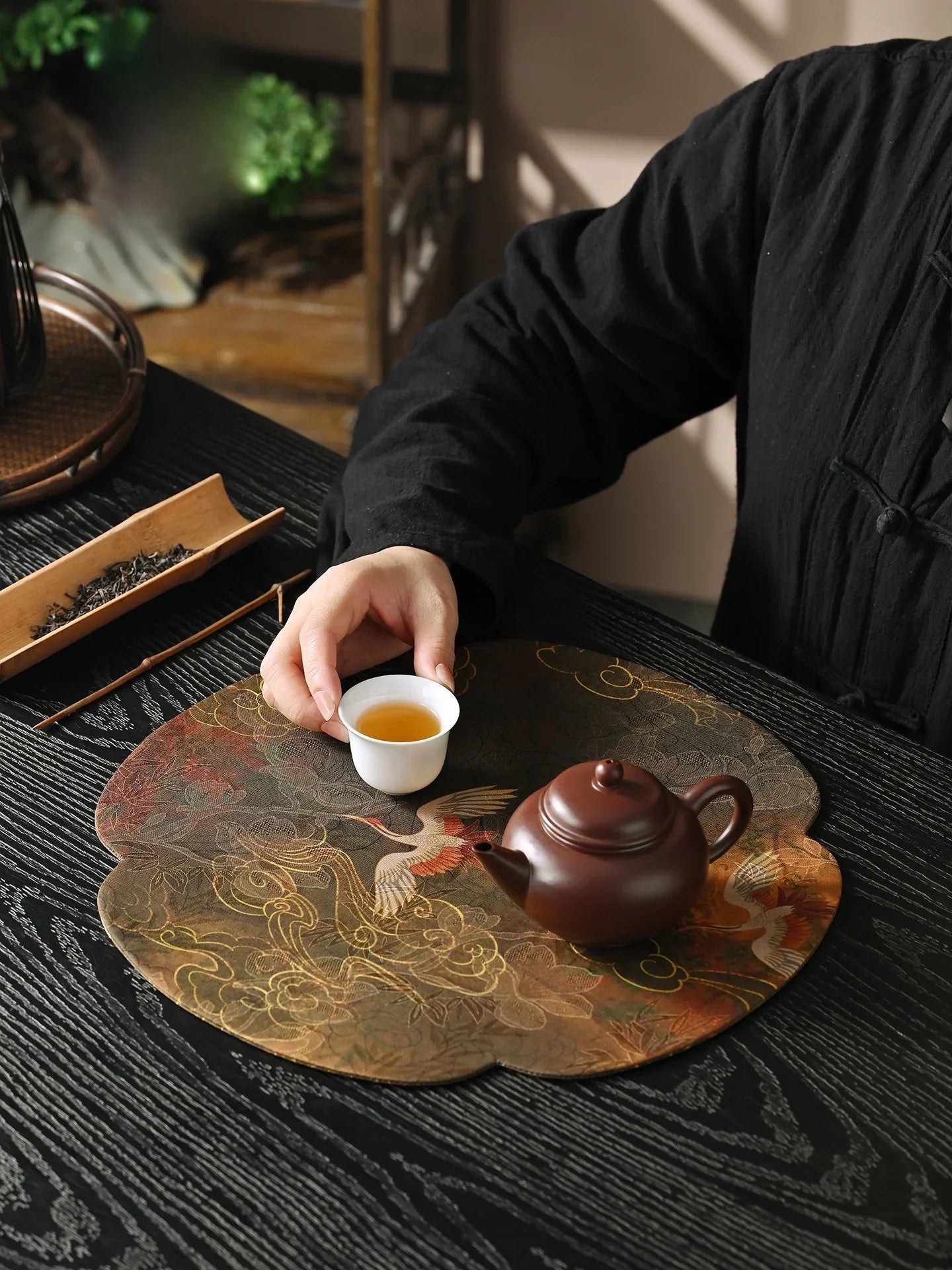 Silk Tea Mat — Cloud Form