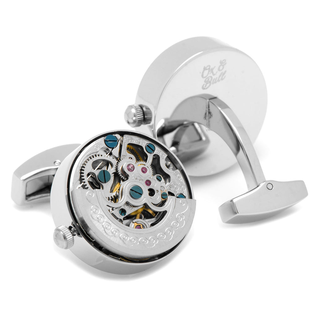 Kinetic Watch Movement Cufflinks