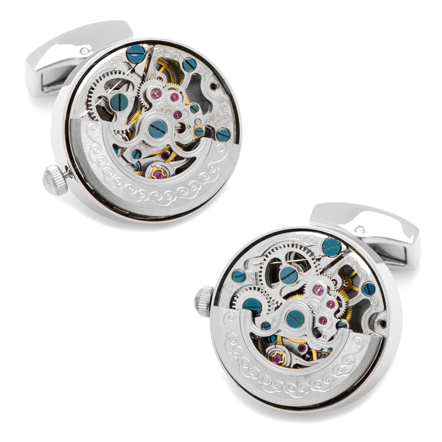 Kinetic Watch Movement Cufflinks