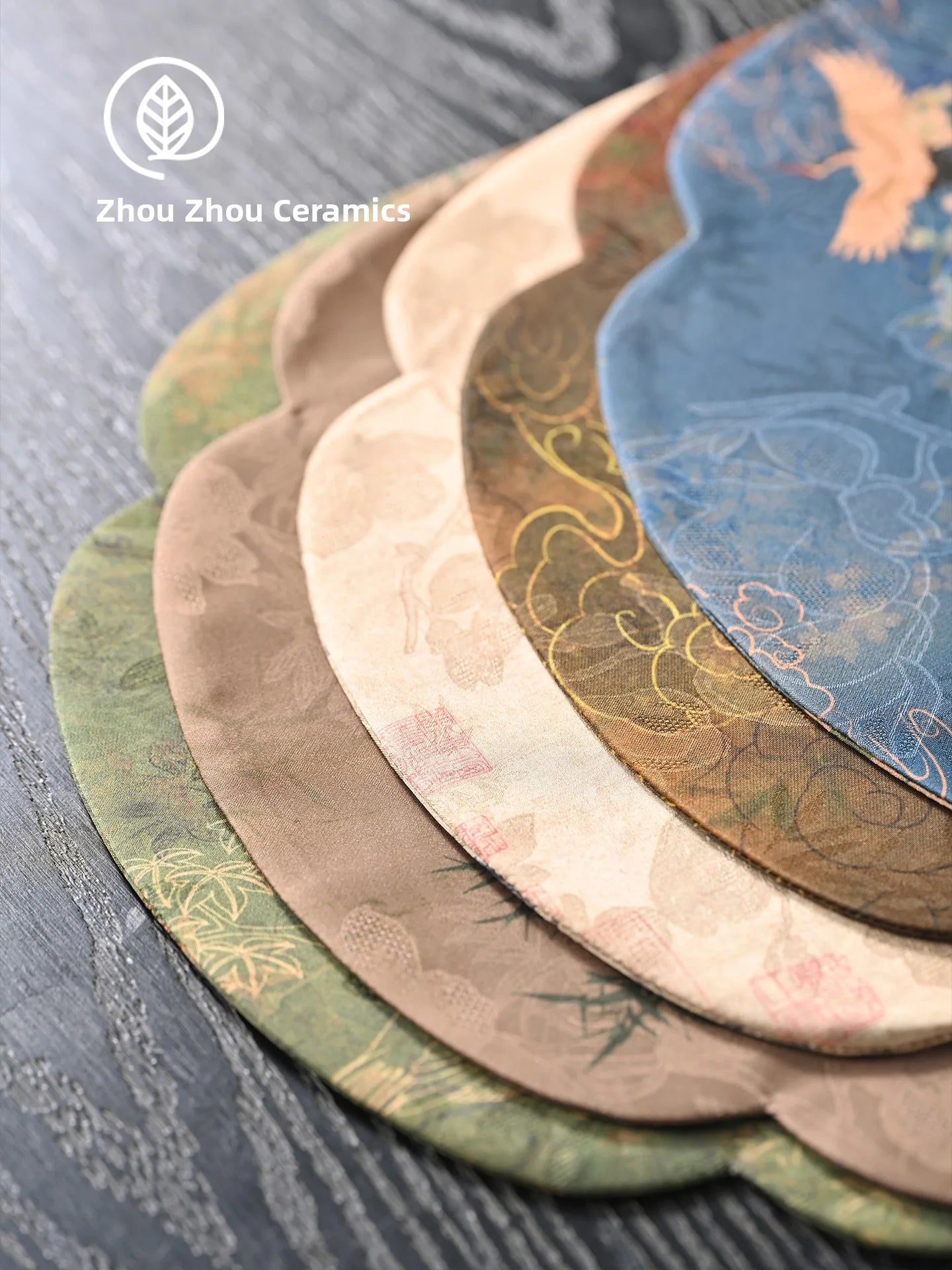 Silk Tea Mat — Cloud Form