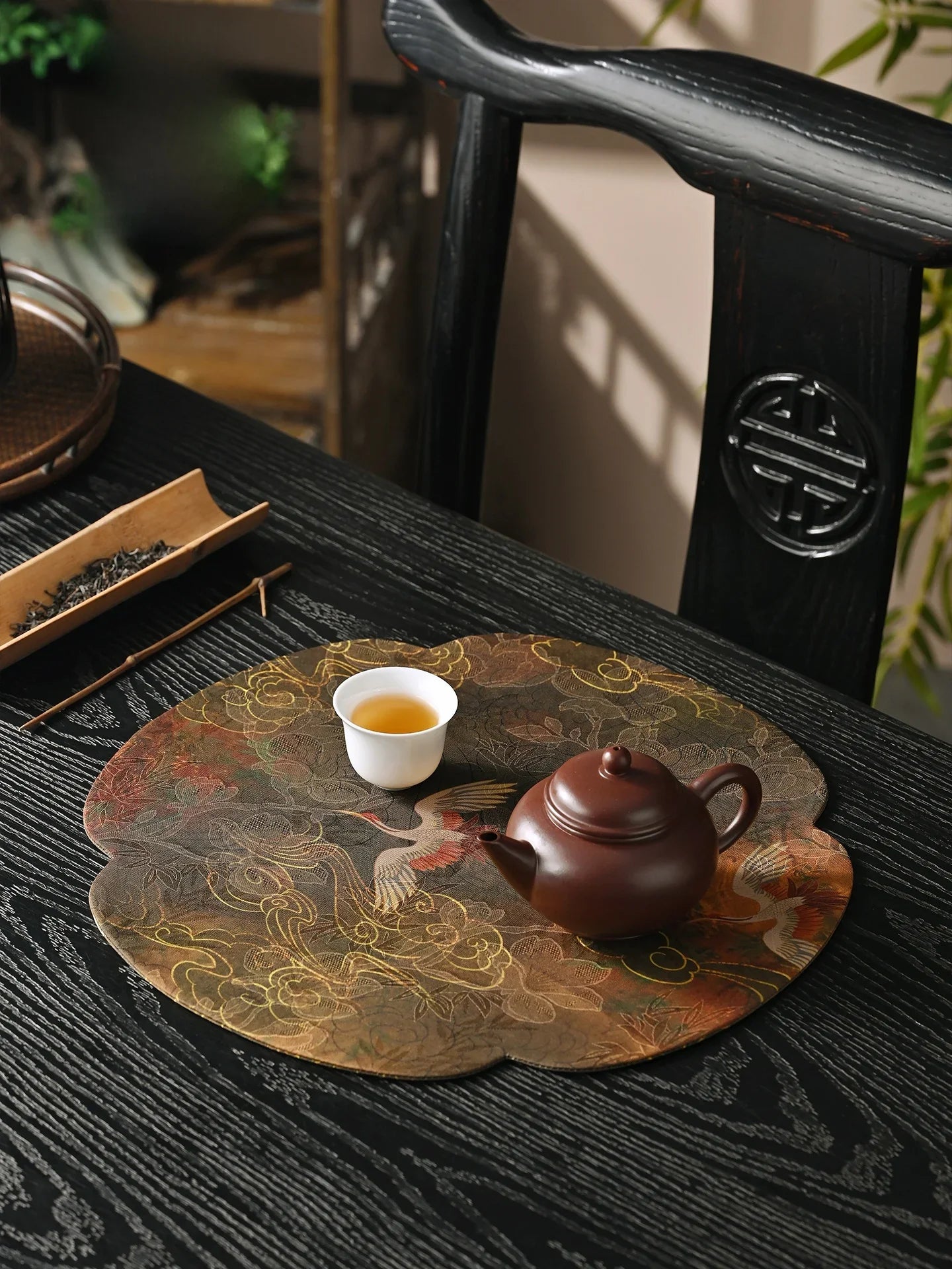 Silk Tea Mat — Cloud Form