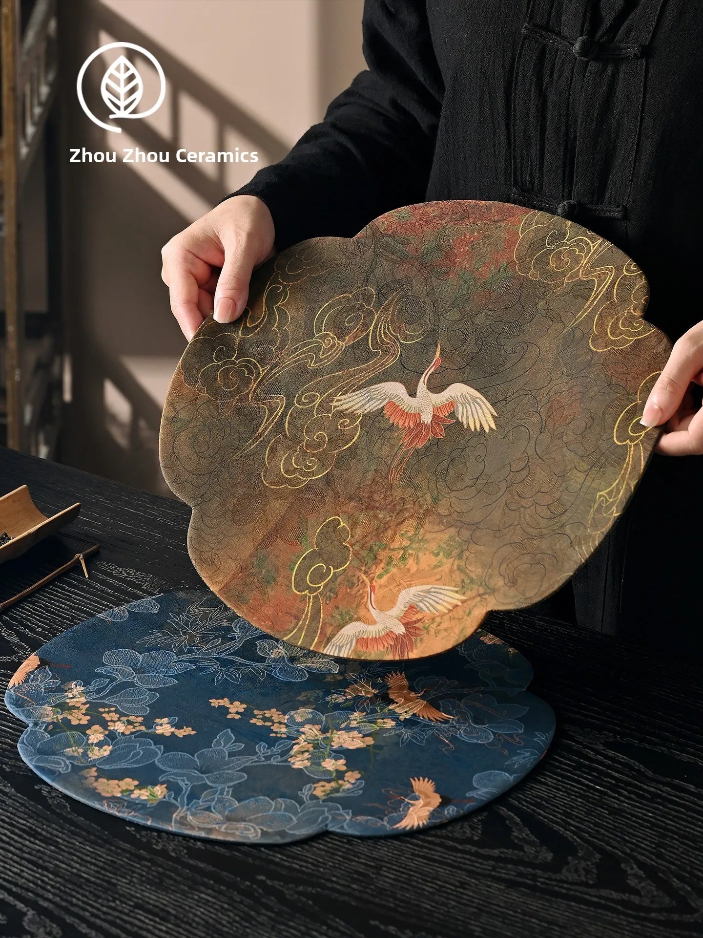 Silk Tea Mat — Cloud Form