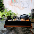 Ceramic Millstone Tabletop Fountain
