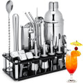 Cocktail Shaker Set — Bartender Kit with Acrylic Stand
