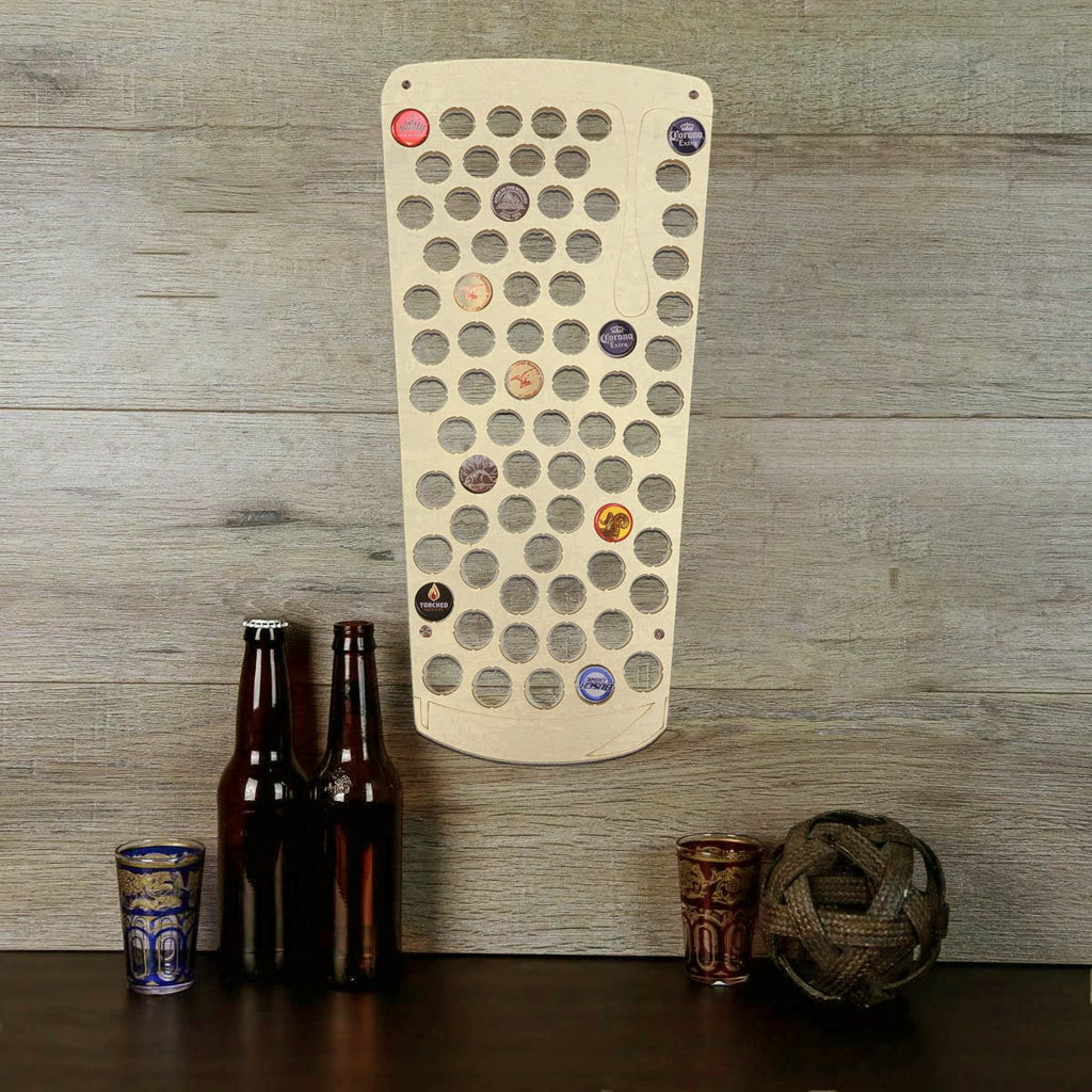 Beer Cap Holder — Foaming Glass